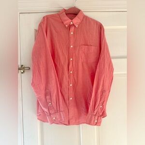 J. Crew Men's light weight chambray Button-Down Shirt